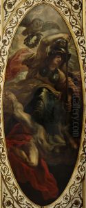 Minerva, or Wisdom striking Ignorance