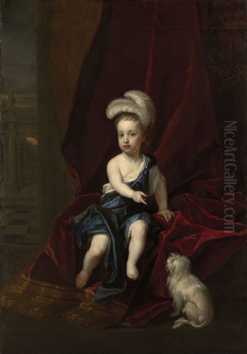 William, Duke of Gloucester (1689-1700), when a Child Oil Painting by Godfrey Kneller