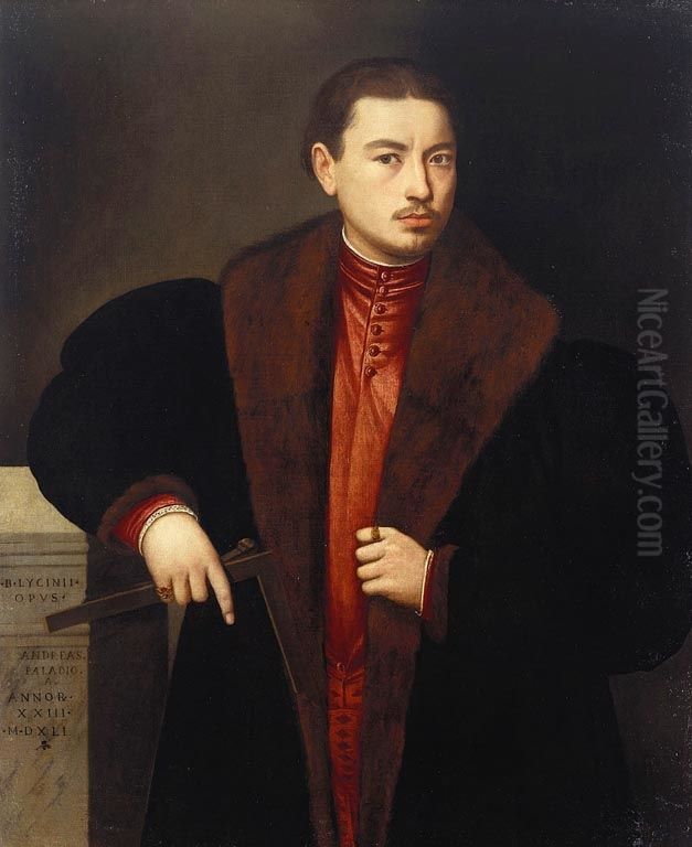 Portrait of an Architect Oil Painting by Bernardino Licinio