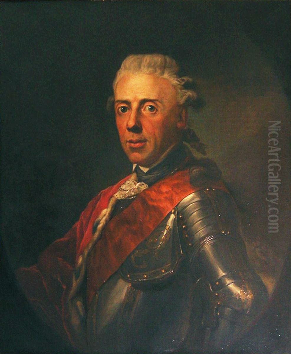 Prince Heinrich of Prussia (1726-1802) Oil Painting by Anton Graff