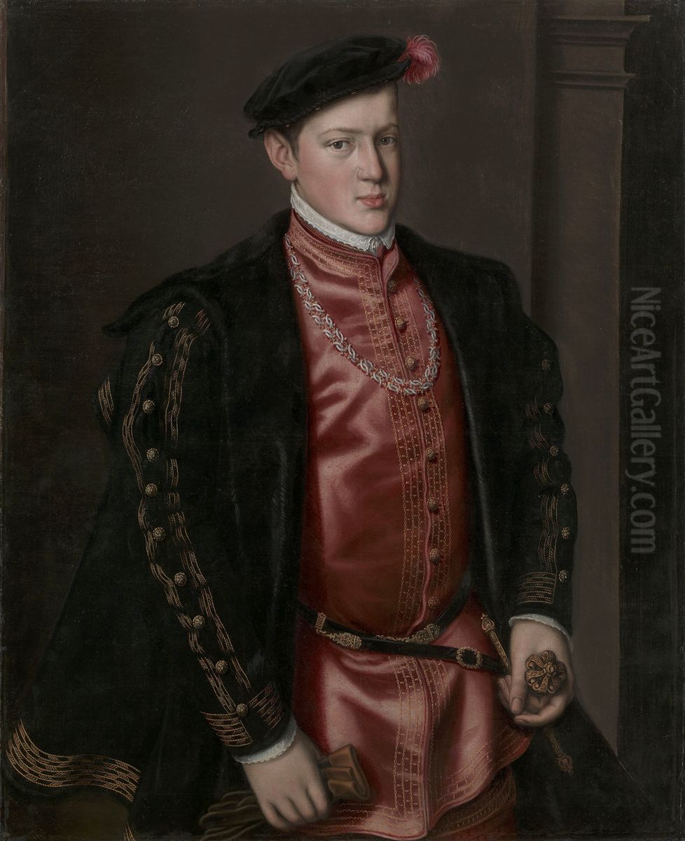 John, Prince of Portugal (1537-54) Oil Painting by Antonis Mor