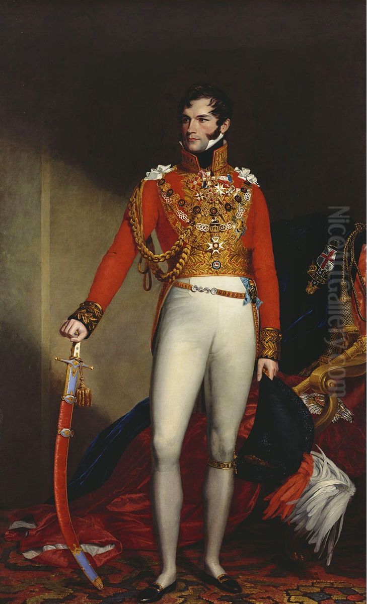 Leopold I, King of the Belgians (1790-1865) Oil Painting by George Dawe