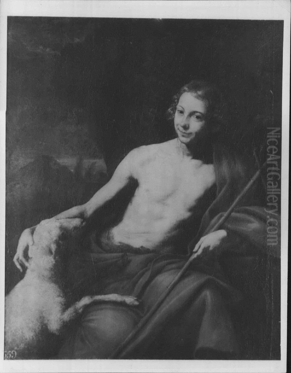 Saint John the Baptist in the Wilderness Oil Painting by Jusepe de Ribera