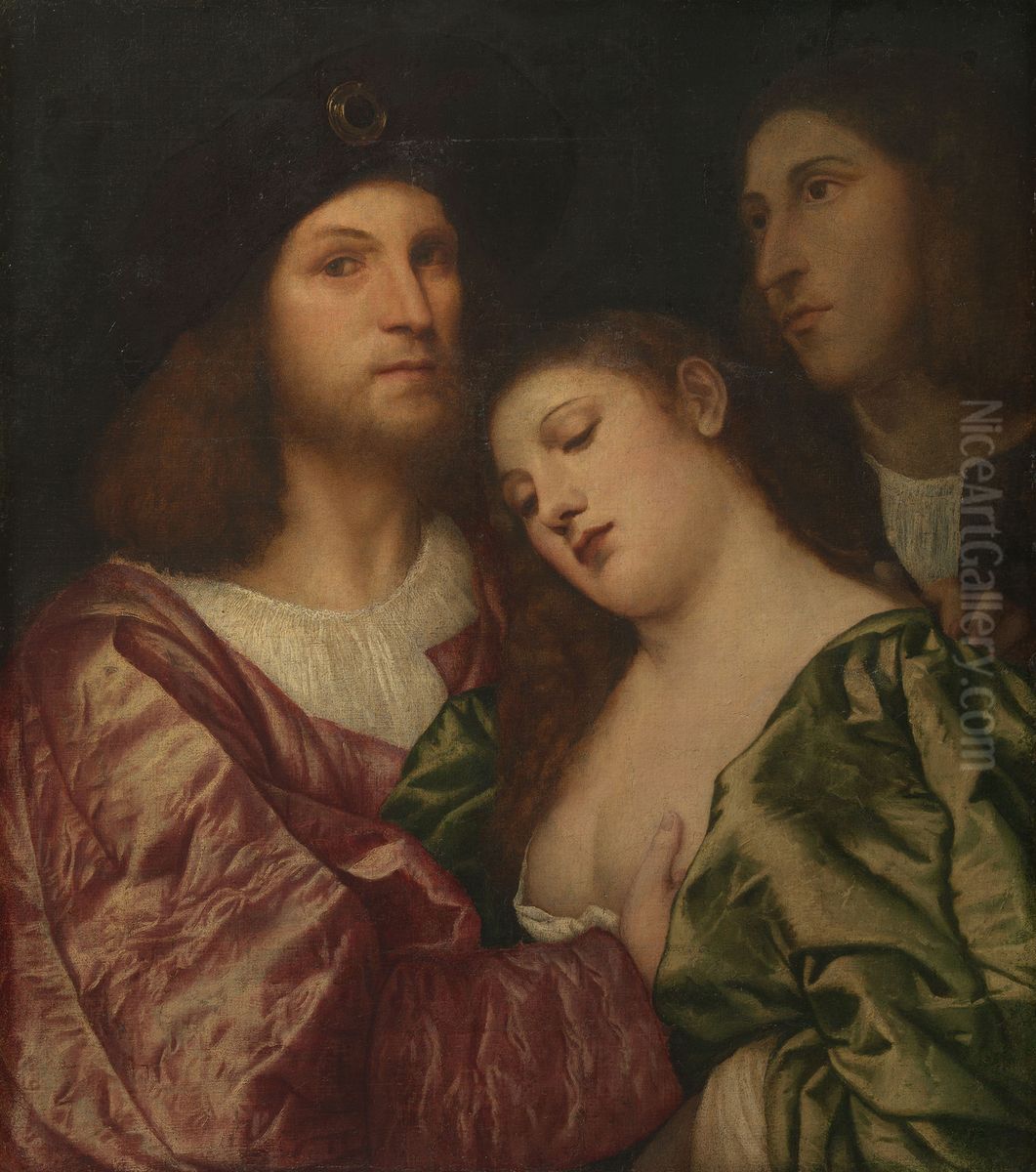 The Lovers Oil Painting by Titian