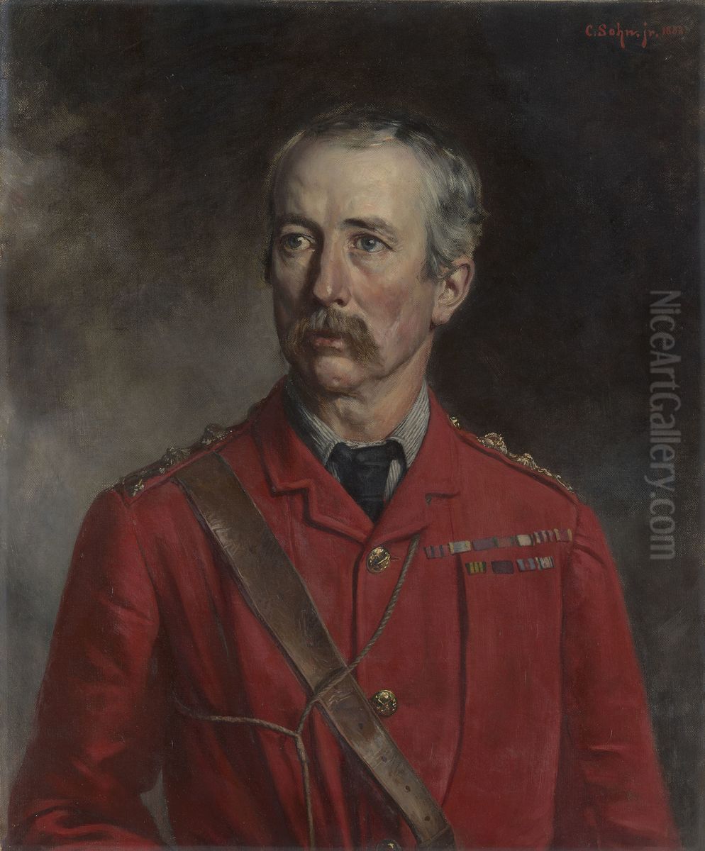 Garnet, Viscount Wolseley Oil Painting by Carl Rudolph Sohn