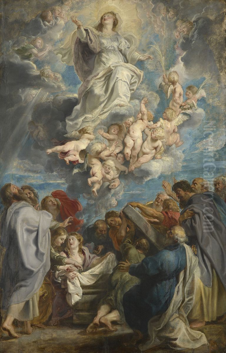 The Assumption of the Virgin Oil Painting by (studio of) Rubens, Peter Paul The Assumption of the Virgin Oil Painting by (studio of) Rubens, Peter Paul