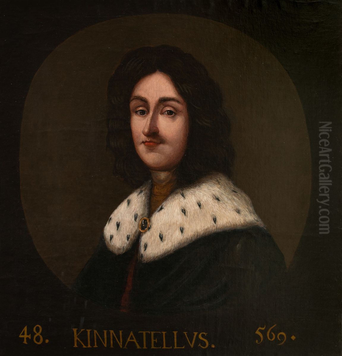 Kinnatellus, King of Scotland (574-5) Oil Painting by Jacob de Wet II