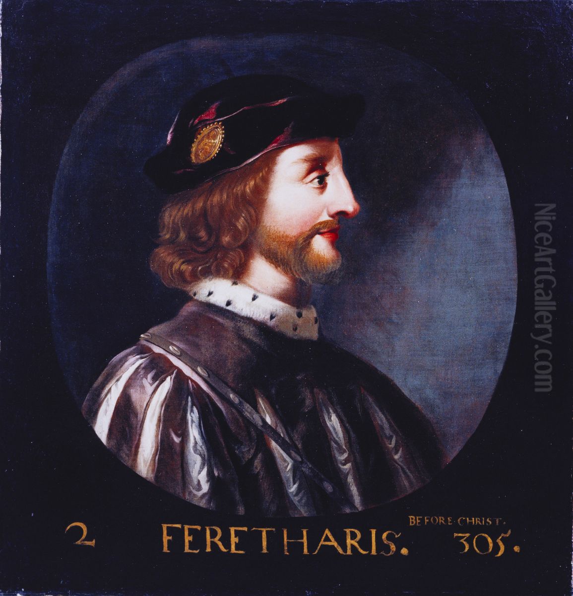 Feretharis, King of Scotland (305-290 B.C.) Oil Painting by Jacob de Wet II
