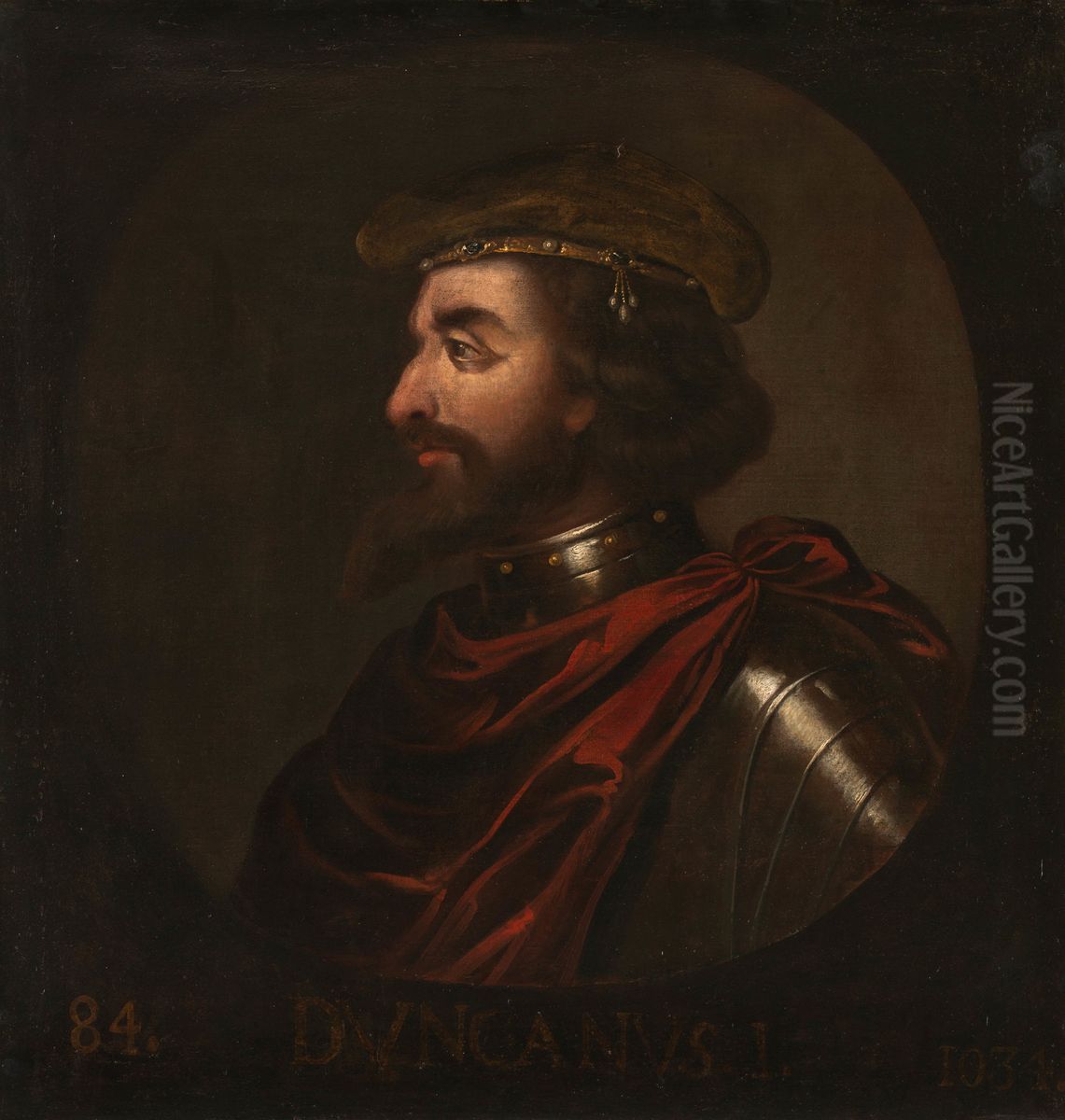 Duncan I, King of Scotland (1034-40) Oil Painting by Jacob de Wet II