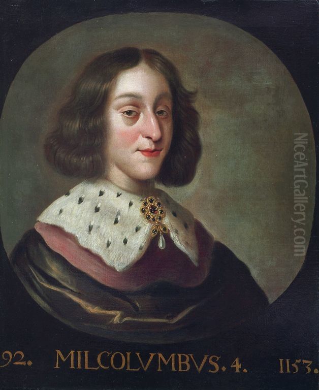 Malcolm IV, King of Scotland (1153-65) Oil Painting by Jacob de Wet II