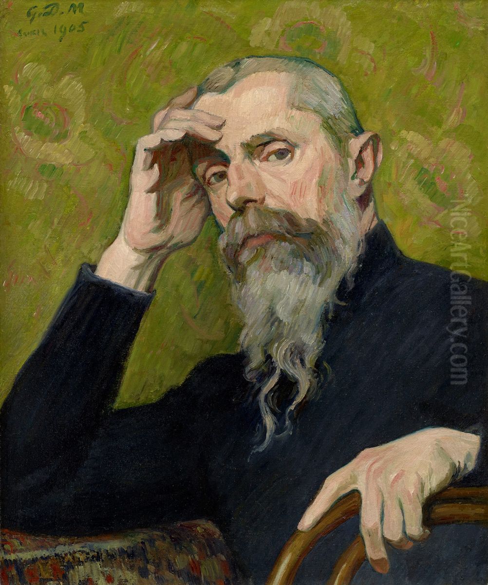 Self-Portrait Oil Painting by George-Daniel de Monfreid