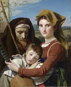Roman Shepherd Family in the Campagna