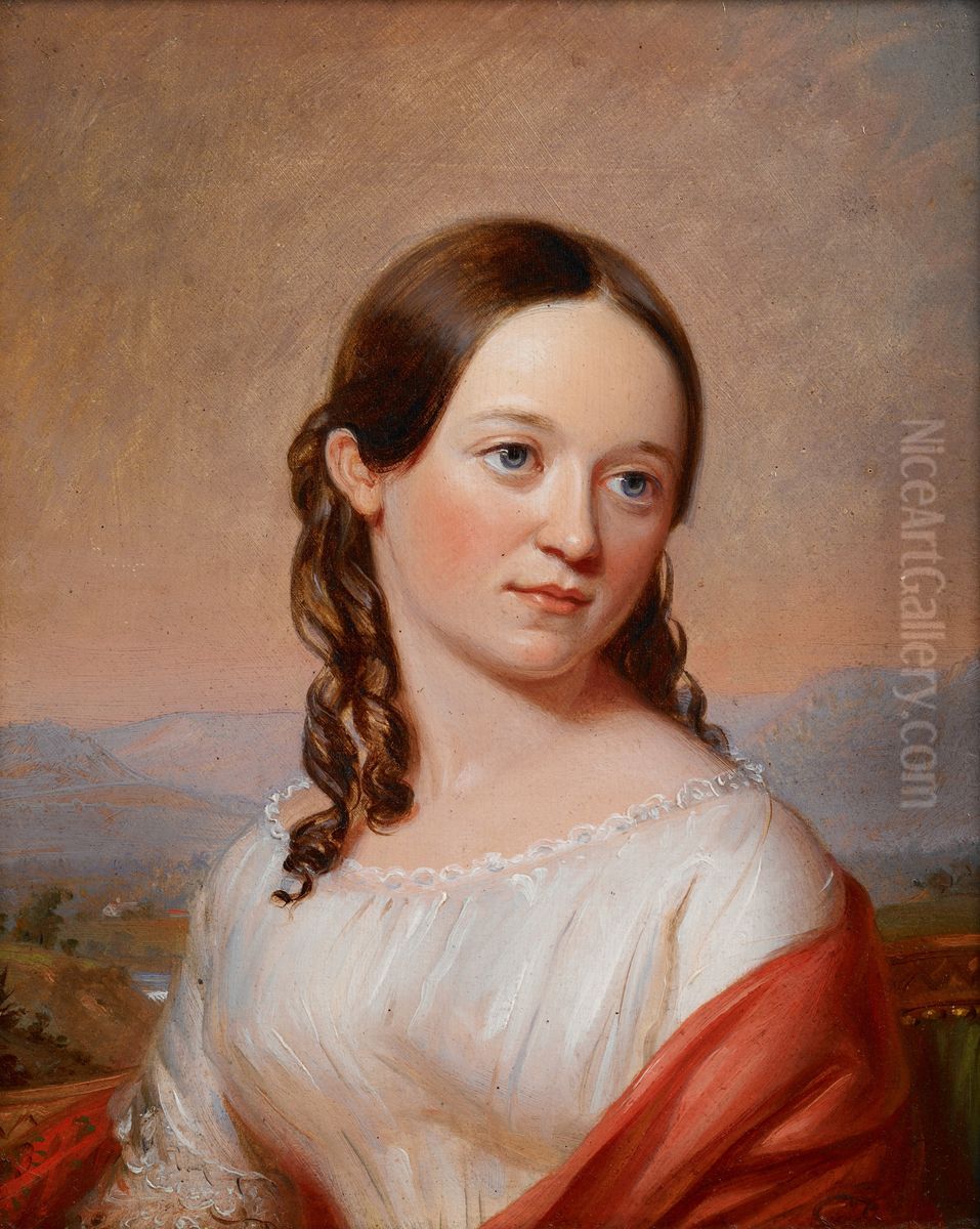 Portrait of Julia Ann Seabury Oil Painting by William Sidney Mount