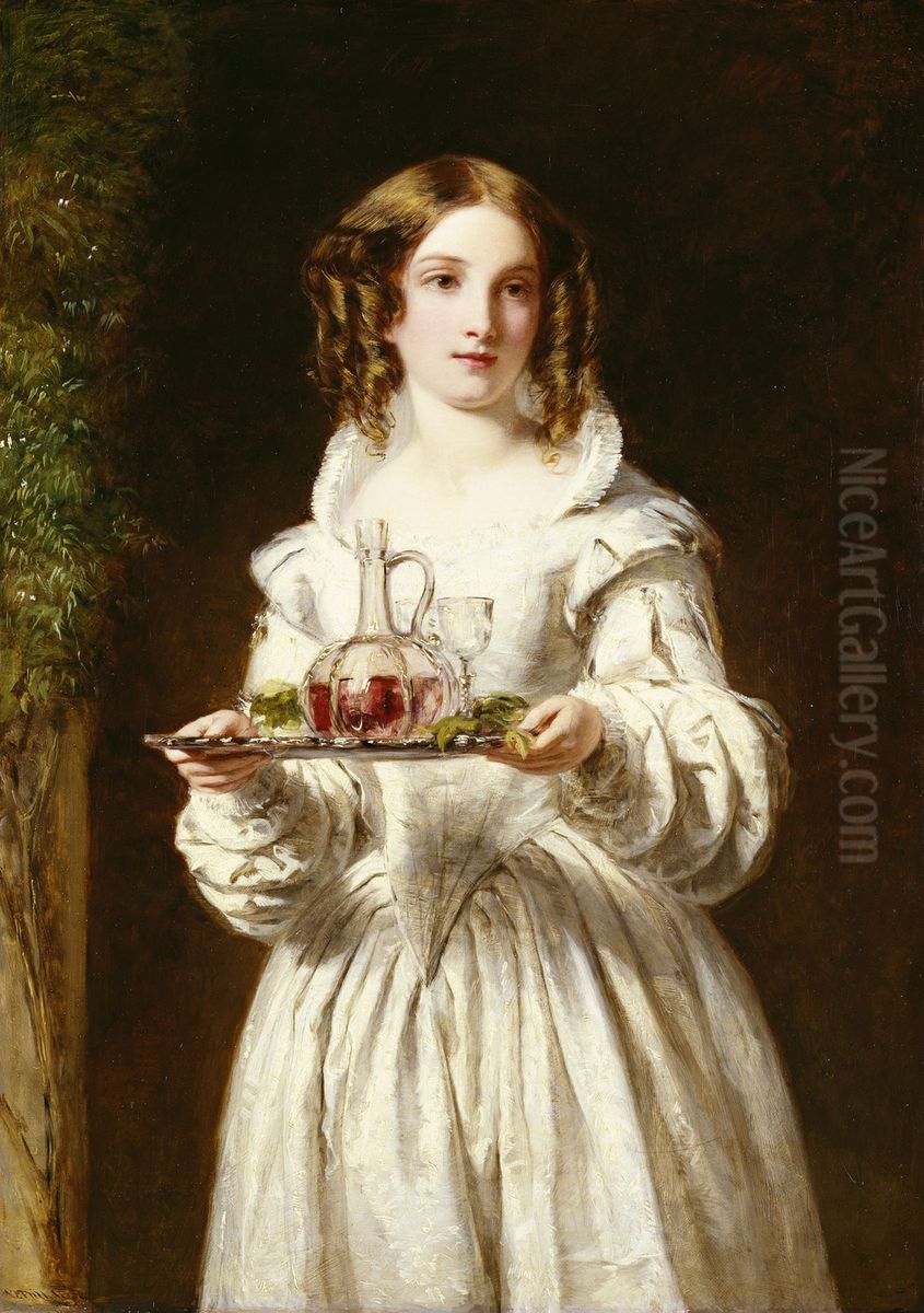 Anne Page Oil Painting by William Powell Frith