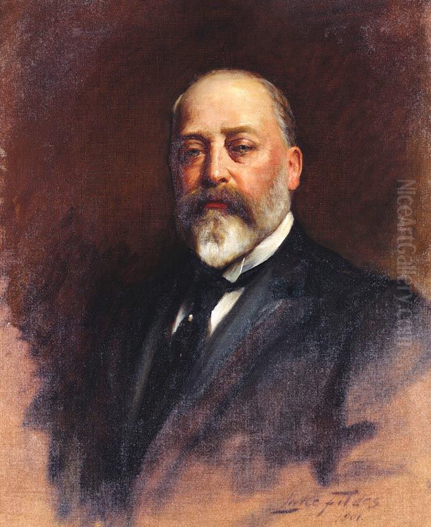 King Edward VII (1841-1910) Oil Painting by Luke Fildes
