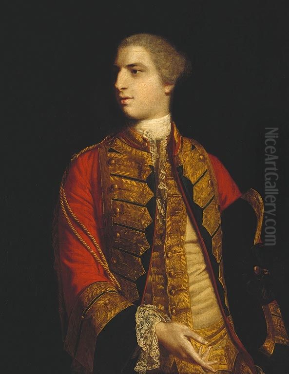 Charles Fitzroy, later 1st Baron Southampton (1737-97) Oil Painting by Of Sir Joshua Reynolds