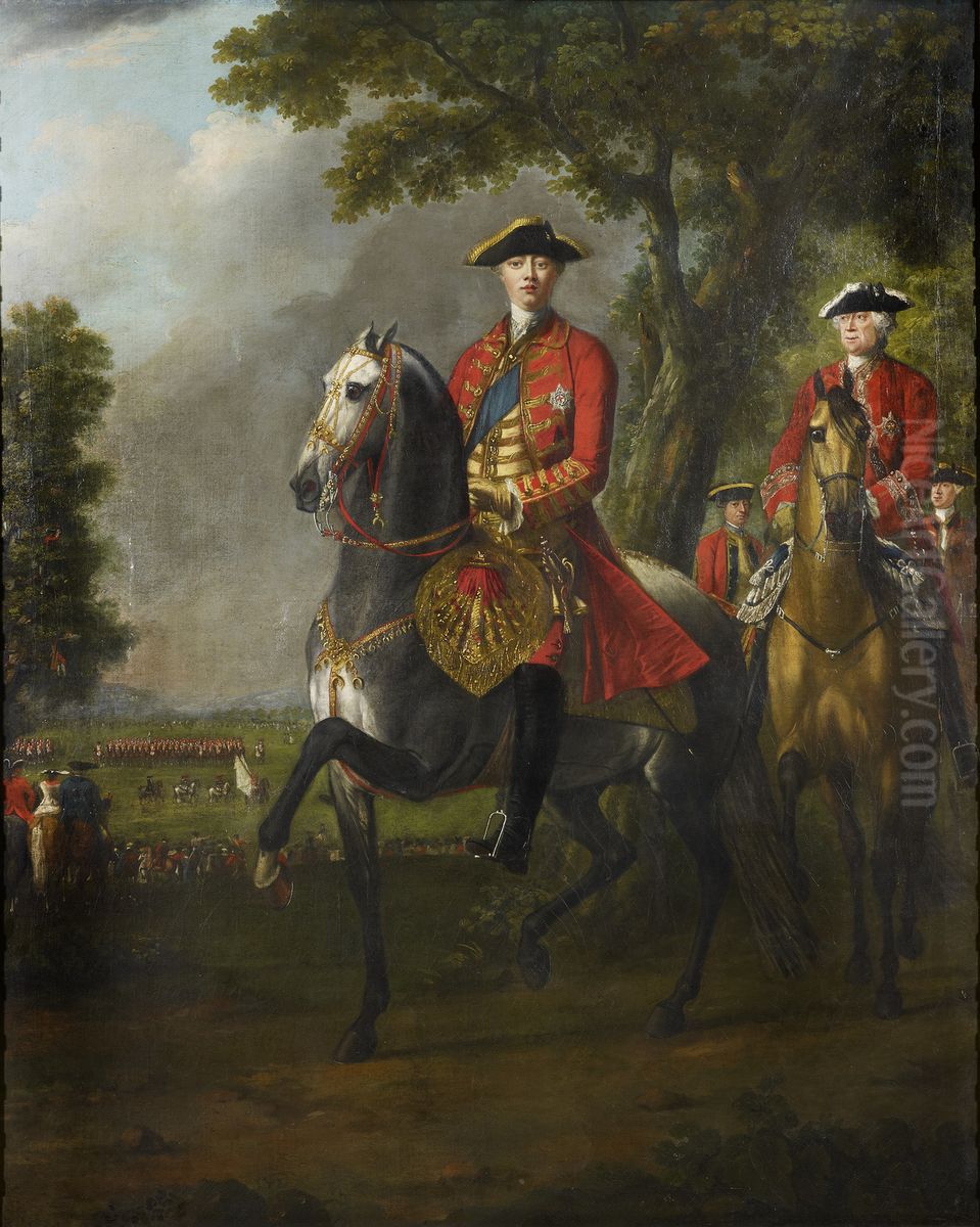 George III (1738-1820) Oil Painting by David Morier