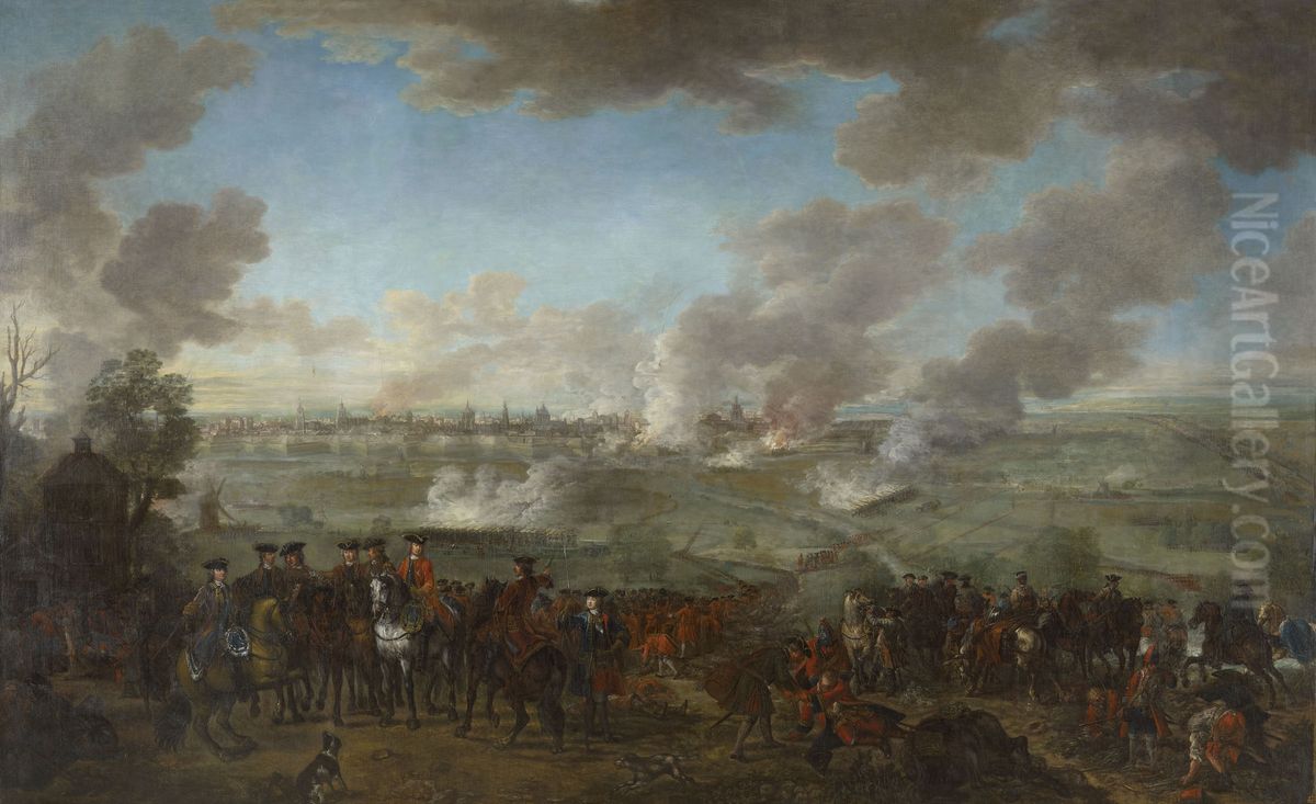 The Siege of Lille Oil Painting by John Wootton The Siege of Lille Oil Painting by John Wootton