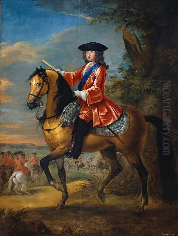 George I (1660-1727) Oil Painting by John Vanderbank