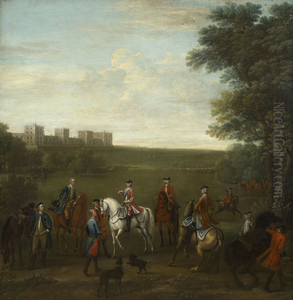 The Return from the Chase Oil Painting by John Wootton