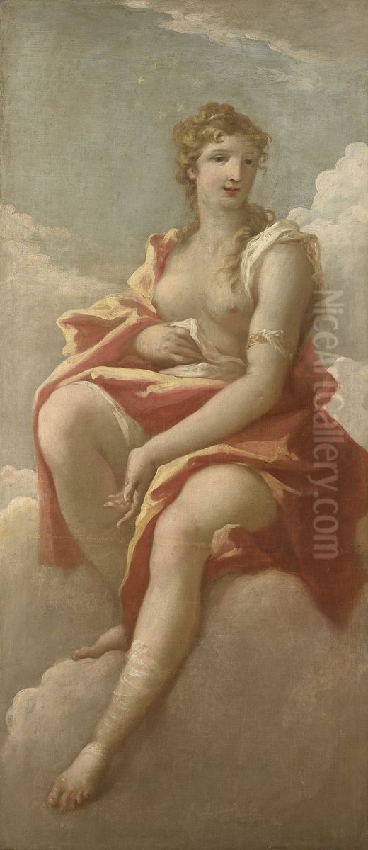 Ariadne Oil Painting by Giovanni Antonio Pellegrini