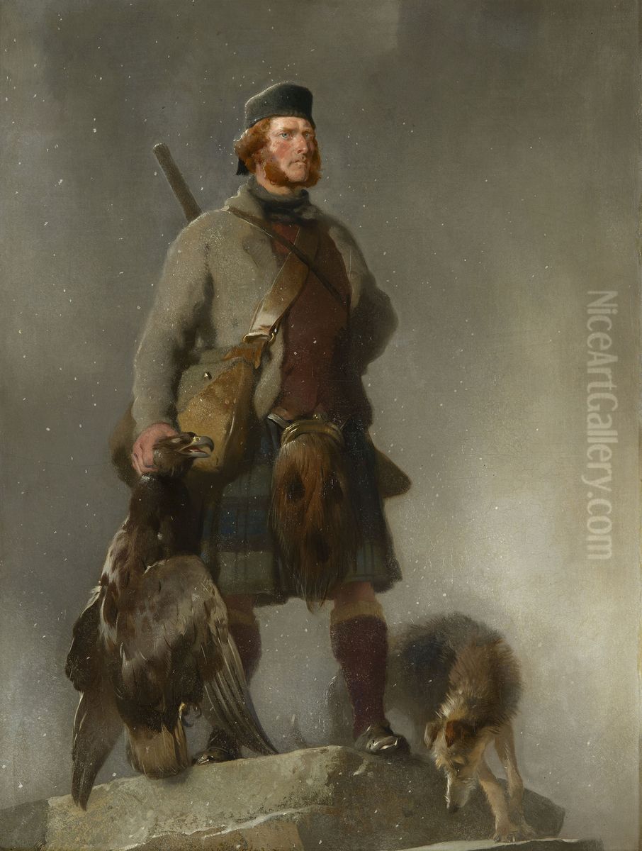 The Highlander Oil Painting by Sir Edwin Henry Landseer