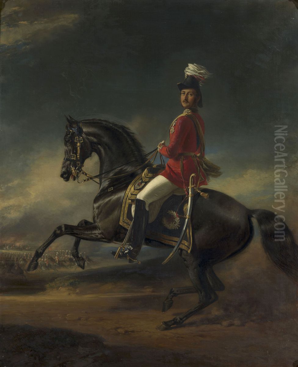 Prince Albert (1819-1861) Oil Painting by Charles-Edouard Boutibonne
