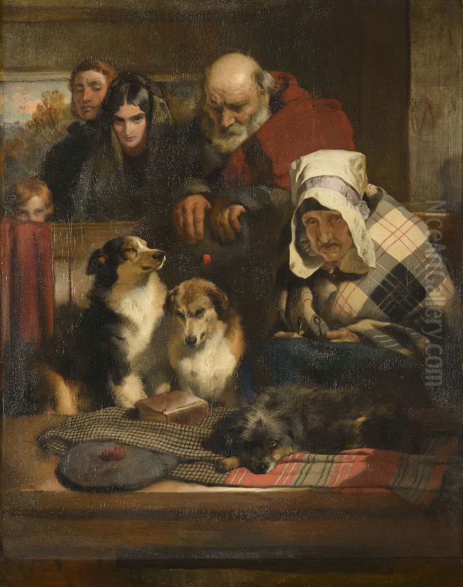 The Free Kirk Oil Painting by Sir Edwin Henry Landseer