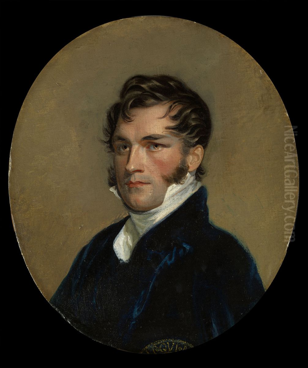 Leopold, Prince of Saxe-Coburg-Saalfeld, later Leopold I, King of the Belgians (1790-1865) Oil Painting by George Dawe