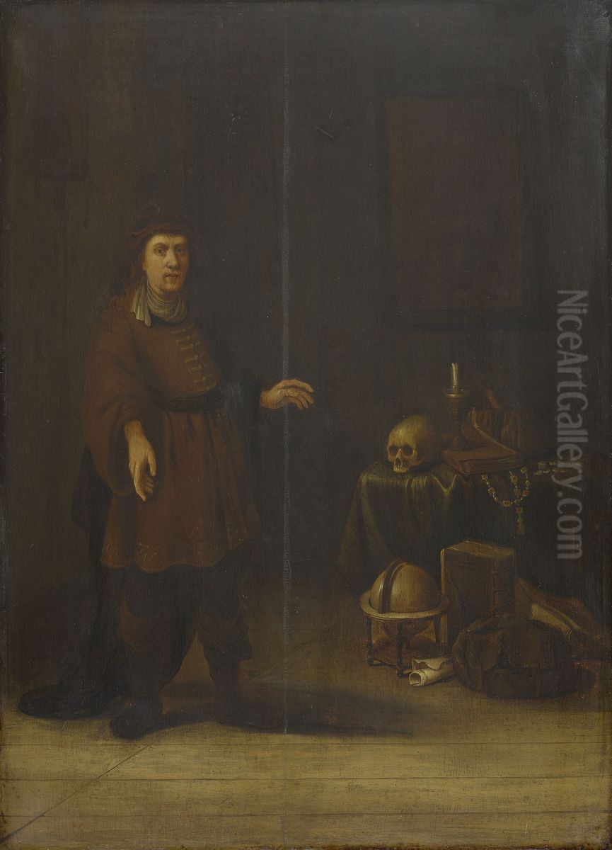 The Philosopher Oil Painting by Pieter Symonsz Potter