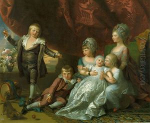 Princess Augusta, Princess Elizabeth, Prince Ernest, Prince Augustus, Prince Adolphus and Princess Mary
