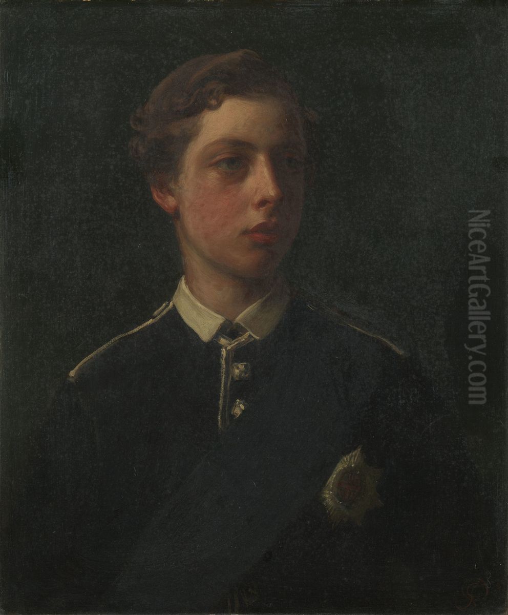 Prince Leopold (1853-1884) Oil Painting by James Sant