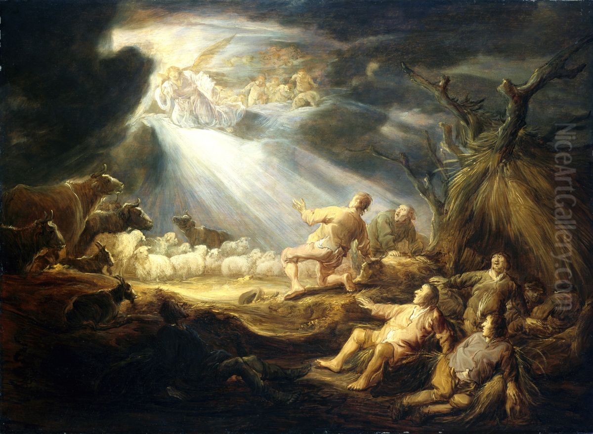 The Annunciation to the Shepherds Oil Painting by Benjamin Gerritsz Cuyp