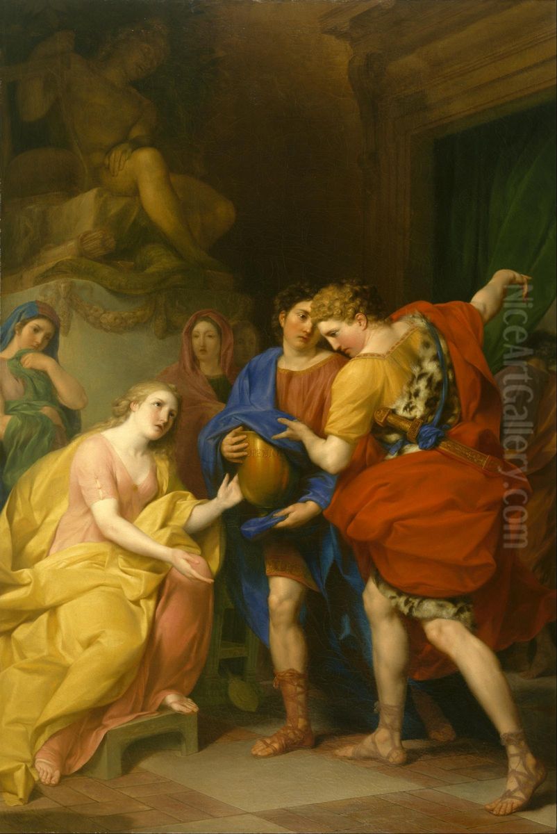 The Return of Orestes Oil Painting by Anton von Maron