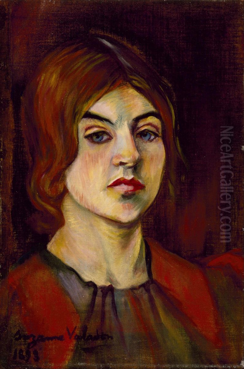 Self-Portrait Oil Painting by Suzanne Valadon