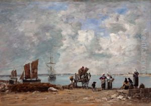 Fishermen's Wives at the Seaside