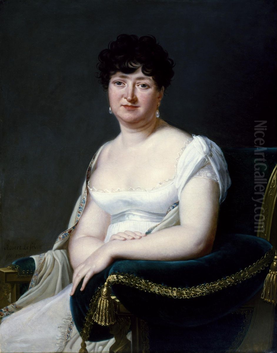 Portrait of a Woman Oil Painting by Robert Lefevre