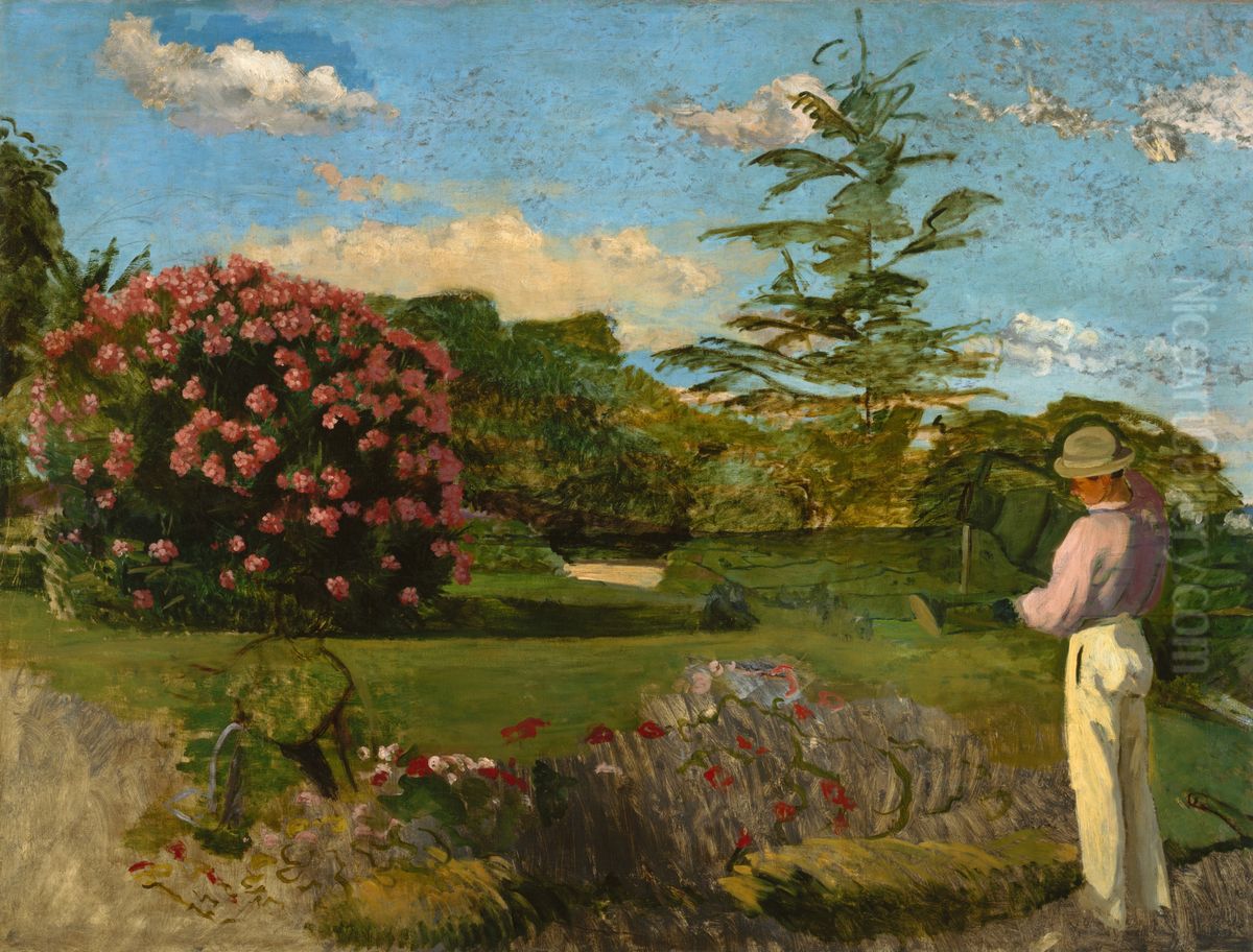 The Little Gardener Oil Painting by Frederic Bazille