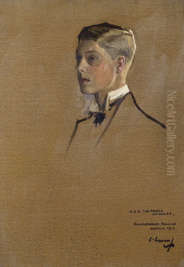 King Edward VIII (1894-1972) when Prince of Wales Oil Painting by John Lavery