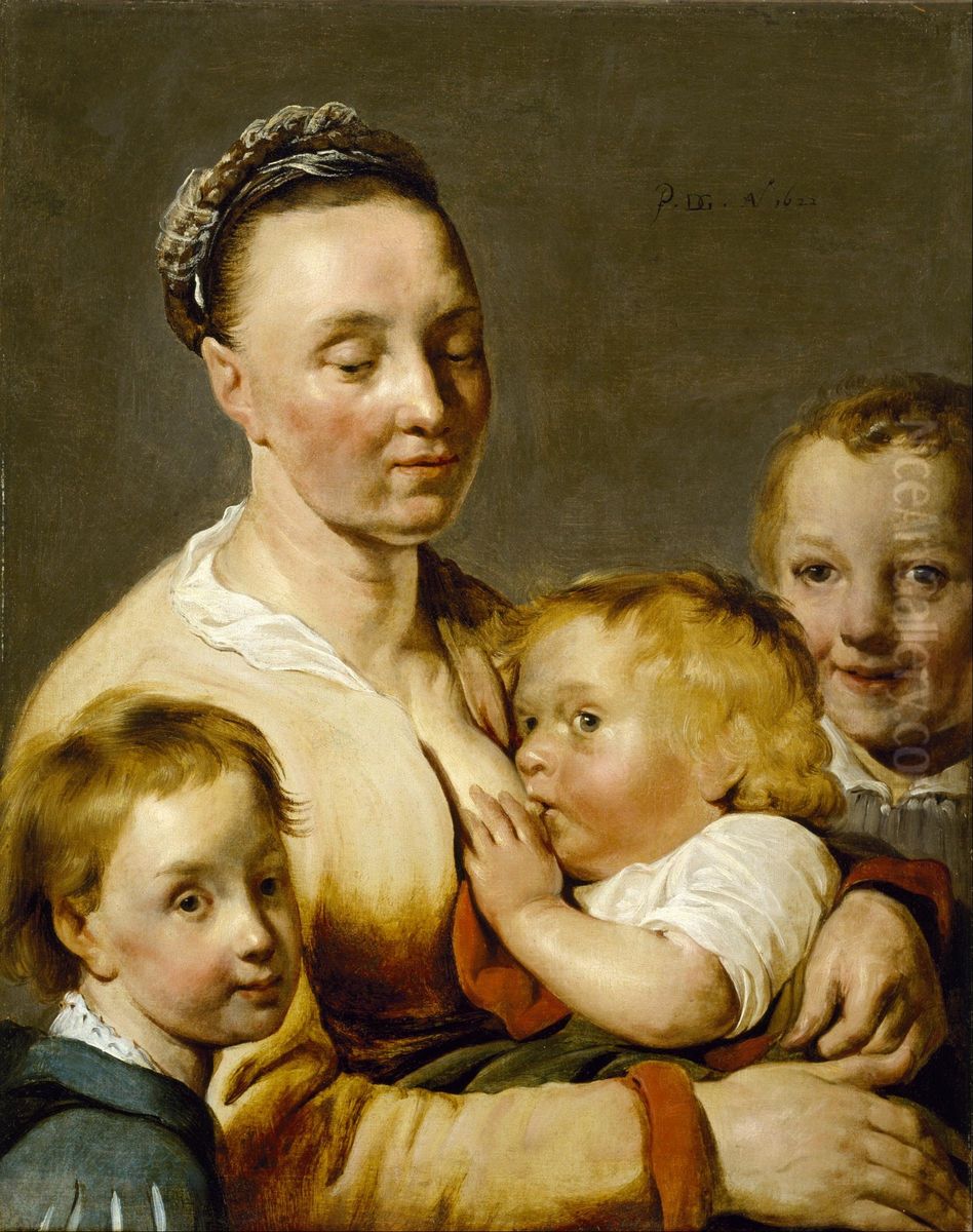 Charity Oil Painting by Pieter de Grebber