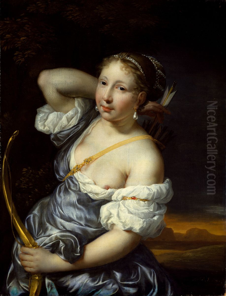 Diana as Huntress Oil Painting by Nicolaes de Helt Stockade
