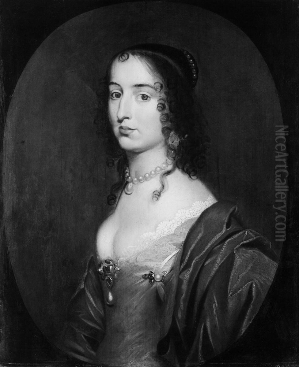 Elizabeth, Princess Palatine Oil Painting by Gerard van Honthorst