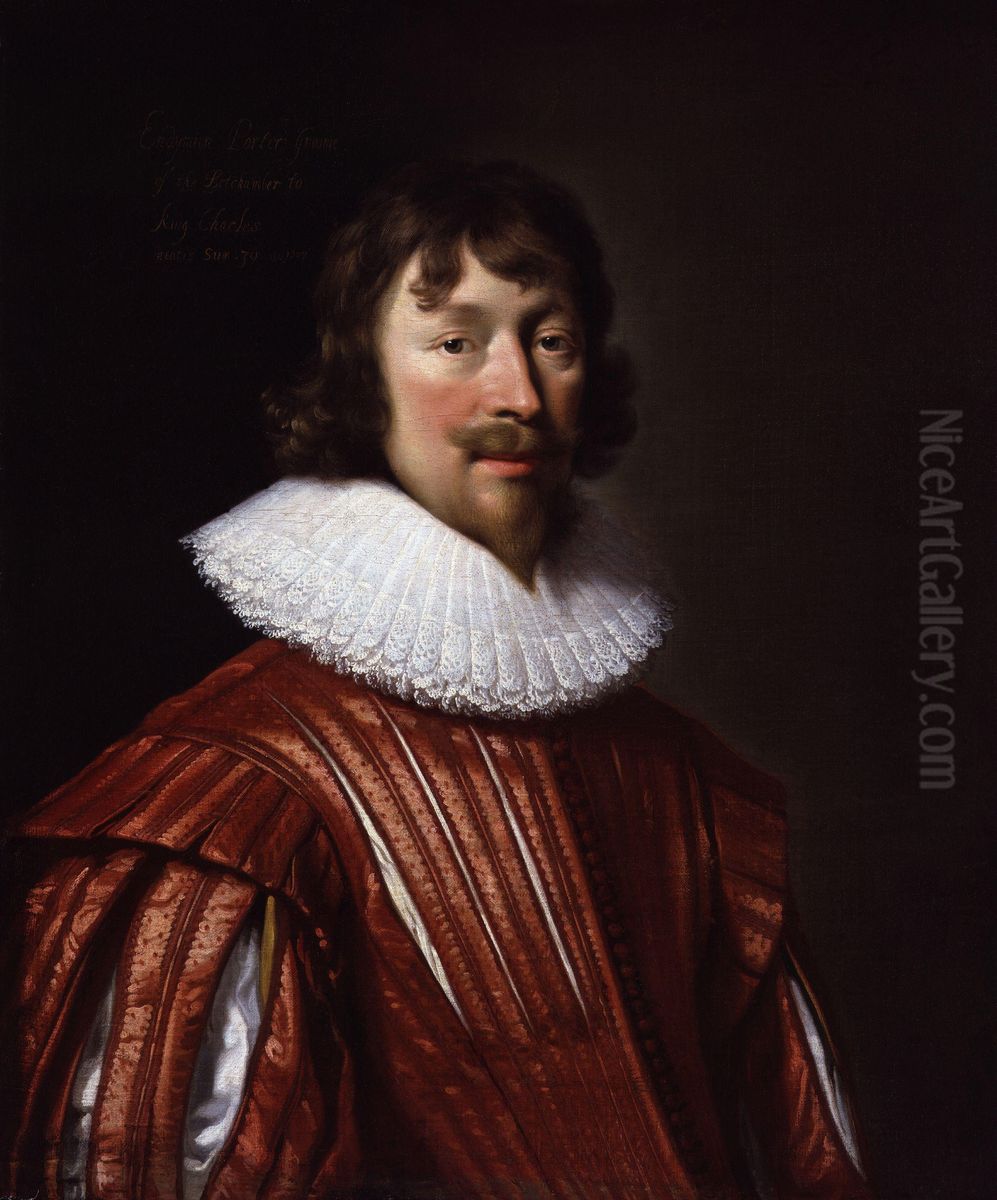 Endymion Porter Oil Painting by Daniel Mijtens