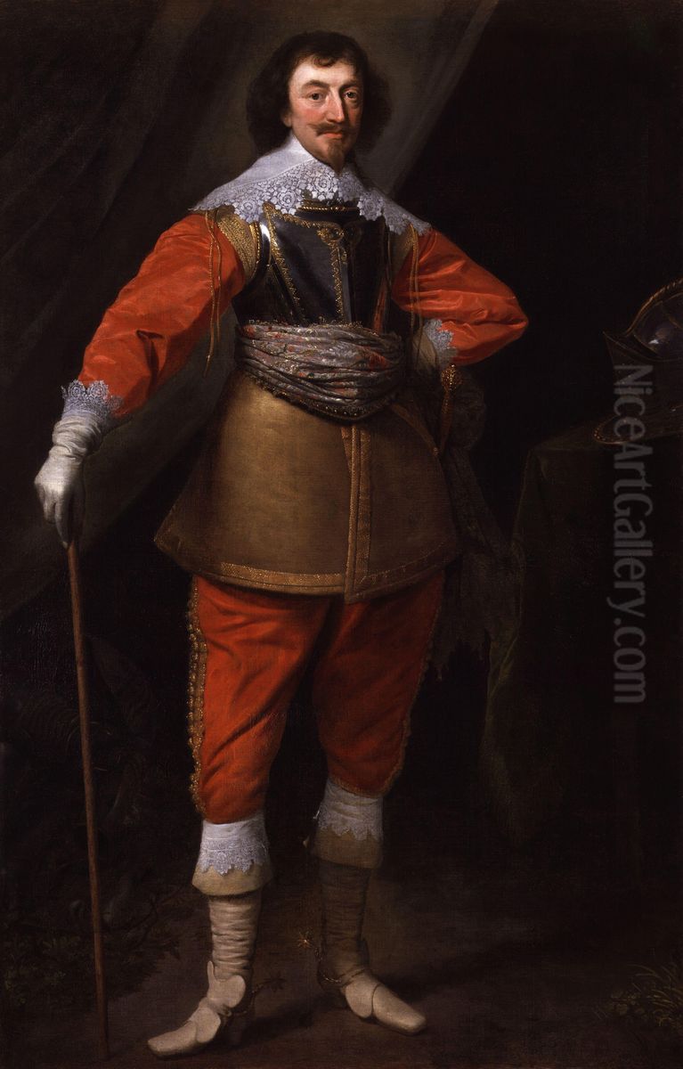 Robert Rich, 2nd Earl of Warwick Oil Painting by Daniel Mijtens