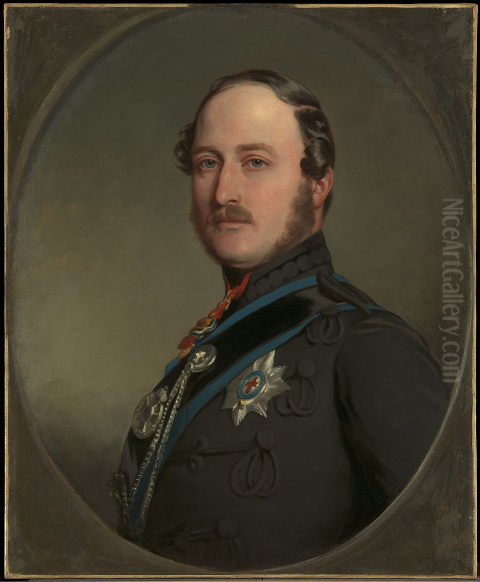 Prince Albert, Prince Consort (1819-1861) Oil Painting by Frederick Richard Say