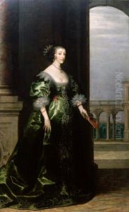 Portrait of Henrietta Maria de Bourbon (1609-1669), Queen of England