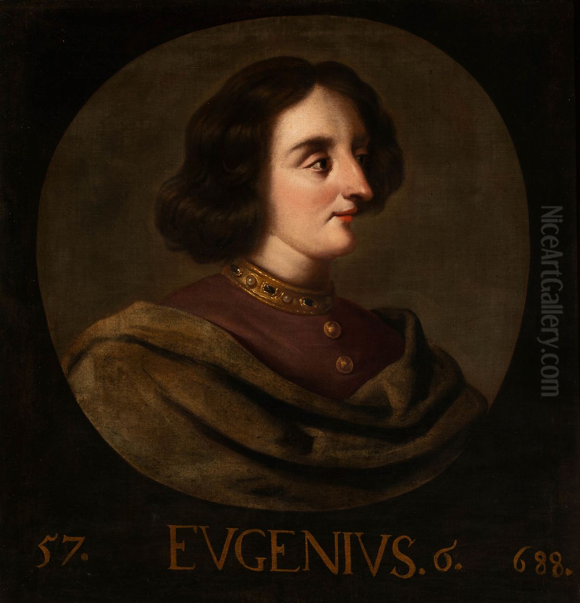 Eugenius VI, King of Scotland (694-704) Oil Painting by Jacob de Wet II