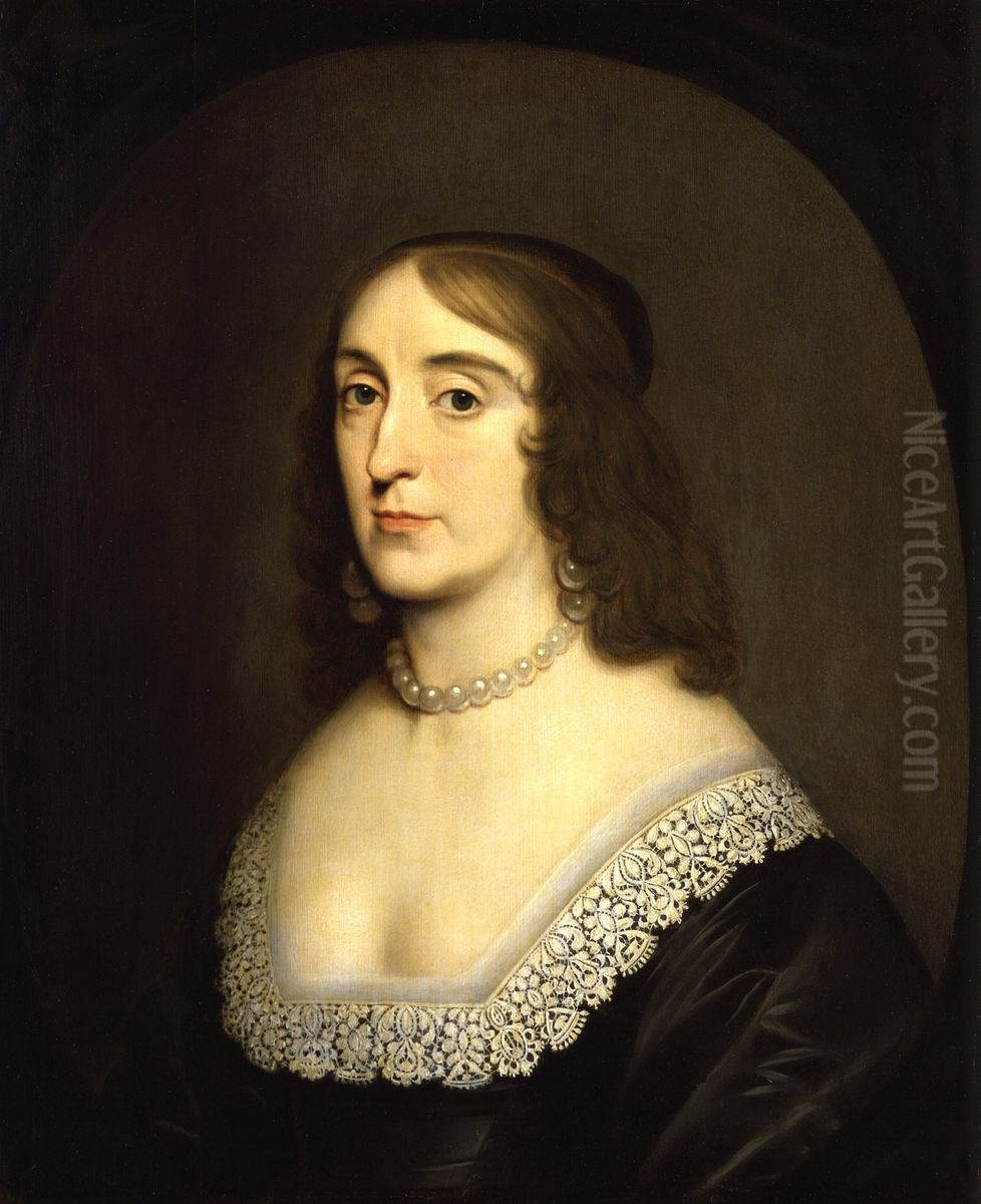 Elizabeth, Queen of Bohemia Oil Painting by Gerard van Honthorst