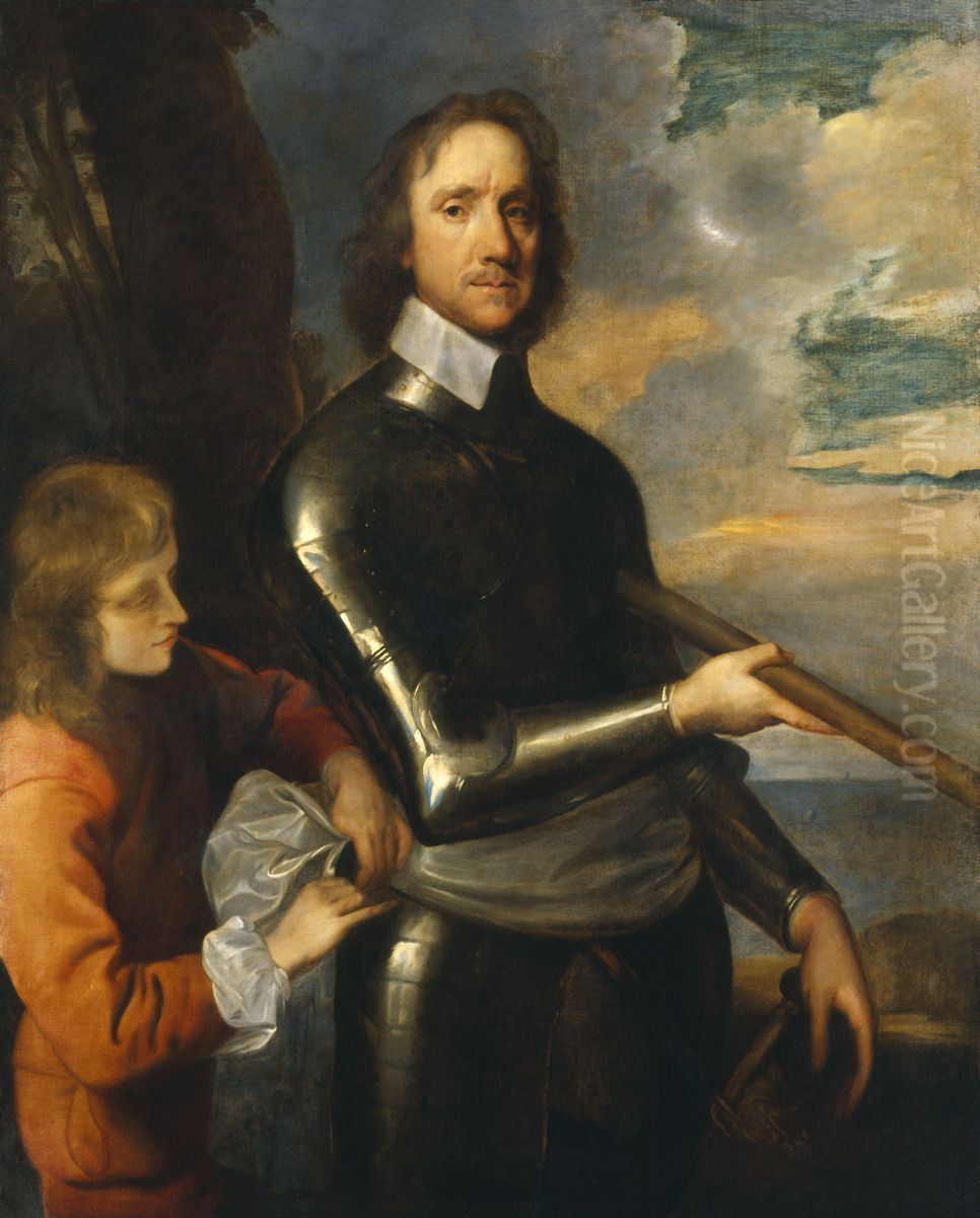 Oliver Cromwell Oil Painting by Robert Walker