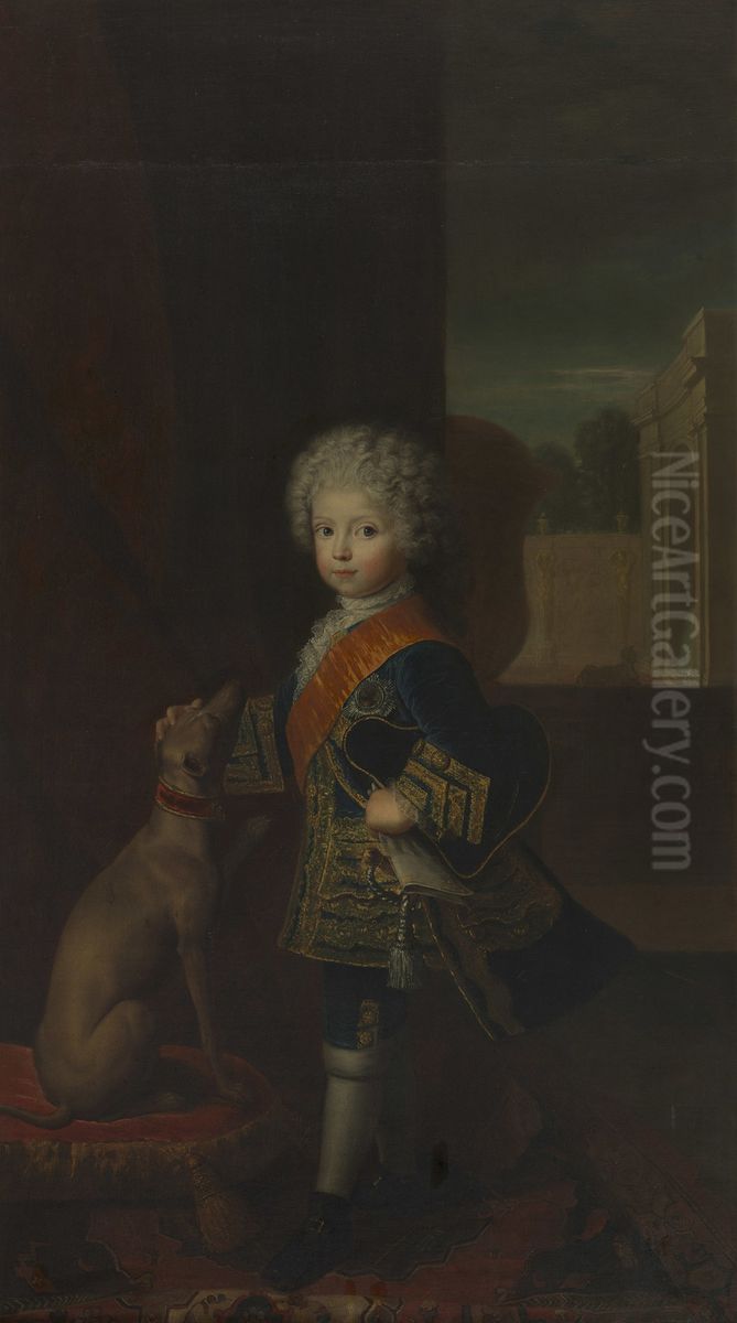 Frederick II of Prussia, later Frederick the Great (1712-1786) Oil Painting by Antoine Pesne
